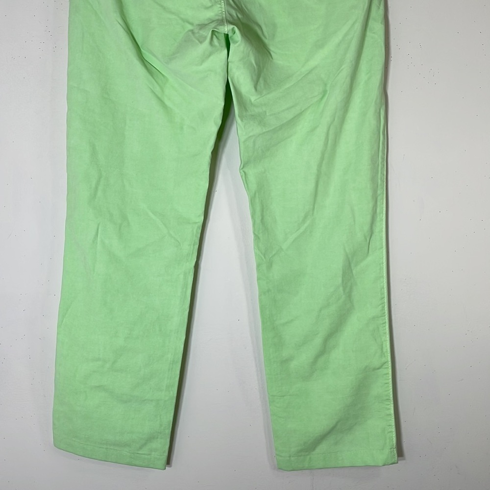 Turtleson Pima Cotton Highrise State Street Hybrid Lime Jeans. 33. NWT. - Picture 9 of 9